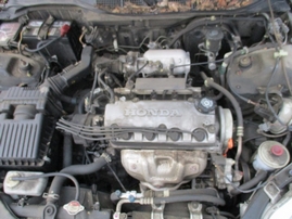 1998 HONDA CIVIC EX 2DR BLACK 1.6L VTEC AT Z17519